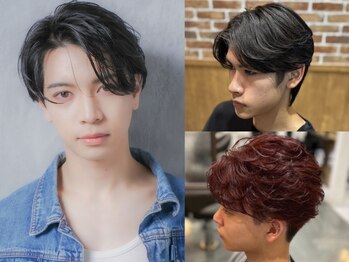 クロン 美容室(clon)の写真/【メンズ専用ブース有】学生～社会人まで対応◎トレンドスタイルで男の魅力を引き出す！[千葉駅]