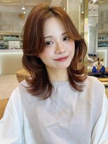 グランド(GRAND)&nbsp;セミロング30代40代ストレートレイヤー前髪なし前髪あり表参道