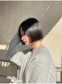 [天神今泉/クラゲヘアー/小顔に見せるヘア/ココアベージュ]