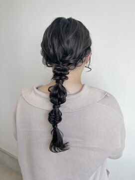レシピ ラ クレア(recipe la couleur) 編みおろし hairarrange
