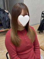 リアン(LIAN)&nbsp;ハイライトカラーミルクティーベージュケアブリーチダブルカラー