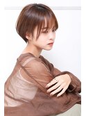 大人可愛い小顔魅せ美髪ツヤ髪レイヤーボブショコラアッシュB3