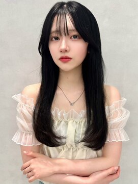 アッシュ 笹塚店(Ash) レイヤーロング/ヘルシースタイル/韓国ヘア/ベビーピンク/笹塚