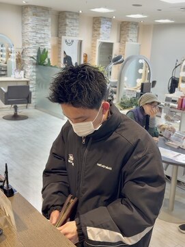 クレア(CREA) 20代30代メンズスパイキーショートツーブロ