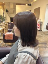 フーチー クーチー アマティー 豊中店(FUCHI KUCHI amati)&nbsp;@fuchi_kuchi.okada［豊中,髪質改善/チャイブラウン/シナモン］