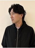40代から人気 イケオジ大人パーマ
