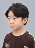 キッズカット ナチュラルセンターパート