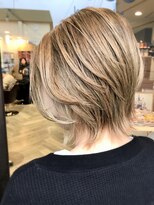 ヘア メイク ココ(hair make coco)&nbsp;ミルキーベージュ★ショートレイヤー