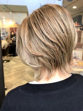 ヘア メイク ココ(hair make coco) ミルキーベージュ★ショートレイヤー