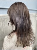 【ブリーチ1回】ダブルカラーで作るグレージュロング
