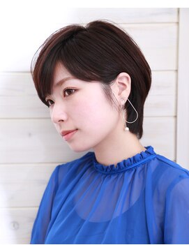 オーシャン(Ocean) [OCEAN Hair&Life藤原純] シンプルショート×ダークカラー☆