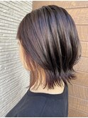インナーカラー 外ハネボブ