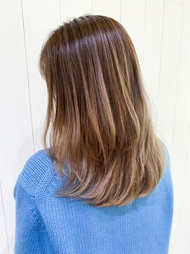 アイティーバイアルバム 八王子店(IT by ALBUM) ライトアッシュミディアム_マロンベージュAラインボブ_ba321841