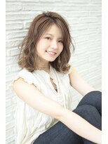 エイミーバイアフロートザガーデン 浦和店(amie by afloat the garden)&nbsp;ゆるふわパーマでつくるモテミディ×マロンベージュ