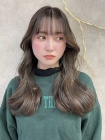 ロンドアヴァントゥス 池袋(Lond aventus)&nbsp;韓国ミディアムヘア、ショコラベージュ