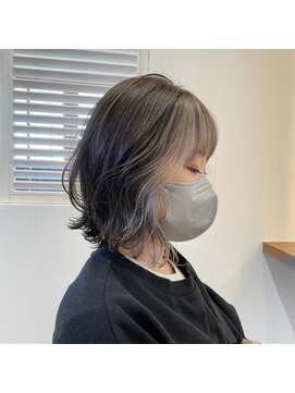 フレリス(FreRis) インナーカラー×フェイスフレーミングボブ