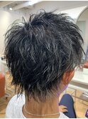 ツーブロックマッシュの束感ショートMEN’S HAIR4