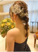 ヘアセット / ヘアアレンジ / 編みおろし
