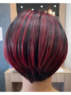 モアヘアー(MORE-HAIR) グラボブハイライト