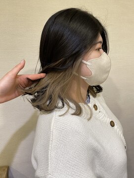 リアン 熊谷本店(Rien) ベージュインナーカラー