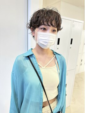 サンド 大阪梅田(sand) ショートカット/ショートボブ/デザインカラー/グレージュカラー