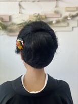 ヘアセットサロンエッジ(Edge)&nbsp;新婦の母の留袖アップヘア