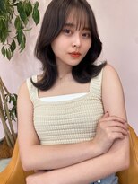 ボタン シブヤ(VOTAN SHIBUYA) ラベンダー/グレー/韓国ヘア/渋谷/レイヤー/顔まわり