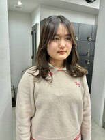 ヘアー アイス 御器所本店(HAIR ICI) ロングヘア韓国ヘアレイヤーカット小顔カット2wayバング