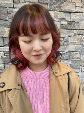 ヘア アイビー キチジョウジ(HAIR I Be KICHIJOJI) 【アイビー吉祥寺 大人女子の美容室】インナー×ウルフレイヤー