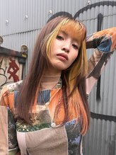  <シールエクステ&ダブルカラー>×高技術*[名古屋栄駅/ケアブリーチカラー/顔周りカット/20代/錦/髪質改善]