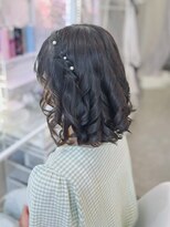 お呼ばれ 結婚式 デート 推し活 ハーフツイン×パールピン