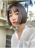 ◎ブリーチなし透明感カラーオリーブベージュアッシュグレージュ