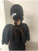 お呼ばれヘアセット
