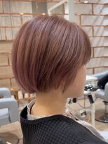 サロンドジョー(salon de joe)&nbsp;ショートボブレイヤーカットミディアムウルフくびれ透明感カラー