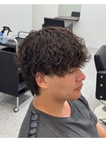 ブライト(BRIGHT)&nbsp;マッシュウルフ波巻きスパイラルパーマ静岡メンズ