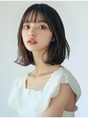 外ハネボブ 顔周りカット 艶トリートメント 艶髪 美髪 20代30代