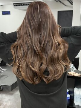 ジルブラン 京都(JIL BLAN) ハイライトバレイヤージュダブルカラーケアブリーチ20代30代