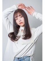 ルフュージュ バイ プロデュース 相模大野店(Refuge by Produce)&nbsp;レイヤーカット/ショコラブラウン/ストレートロング