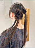 【hinari】お呼ばれヘアセット/カチモリヘア