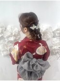 ツイン浴衣ヘアセット＊