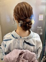 ヘアメイク マリア 福岡天神西通り(hair make MARIA)&nbsp;ゆかた王道アップ