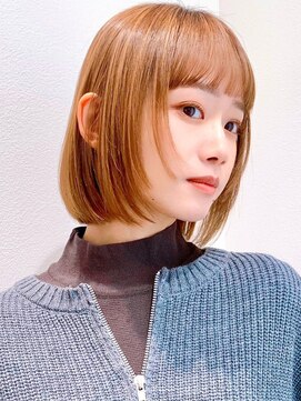 セイドット リー(Say. Ree) Say.切りっぱなしボブ外ハネボブくびれボブアッシュブラック青山