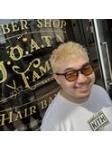イージーパーマ　1ブリーチ ラフクロップ