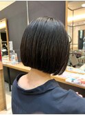 大人可愛いショートボブ