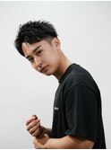 スパイキーフェザーパーマフェザーショートピンパーマ