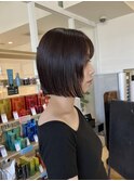 切りっぱなしボブ