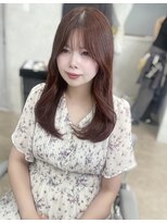 シエテ 津田沼(Siete)&nbsp;くびれヘア/アプリコットオレンジ/ハイライトカラー/津田沼