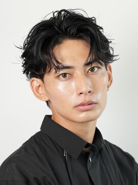 エリマ 横浜西口(elima) 横浜西口センターパートニュアンスパーマフェザーショート緩め