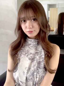 ミンクス 青山店(MINX) 【MINX】顔周り似合わせカット+デザインカラーベージュ_表参道