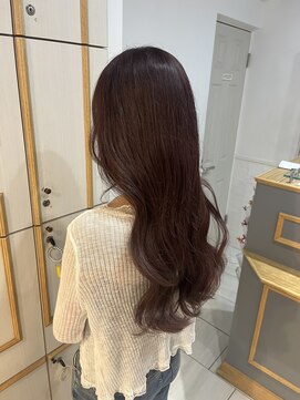 ネオリーブ チロル 横浜西口店(Neolive CiroL.) 秋カラー　ピンクラベンダー　韓国ヘア